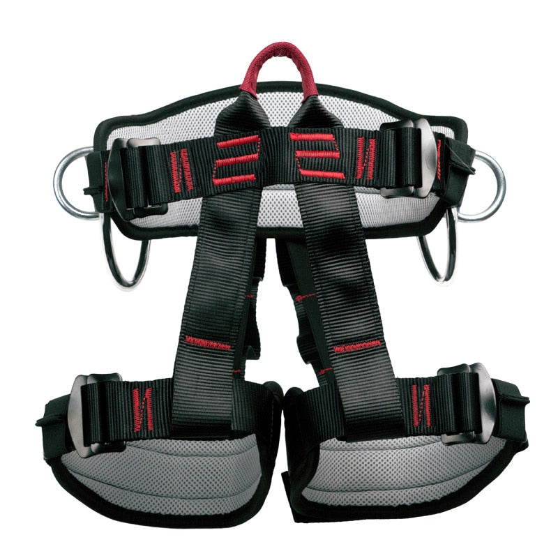 Camping Safety Belt 25KN Outdoor Rock Climbing Outdoor Expand Training Half Body Harness Protective