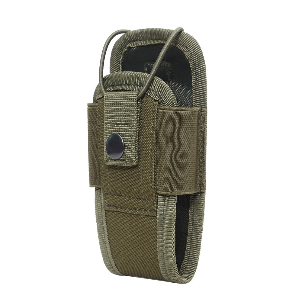 1000D Tactical Molle Radio Walkie Talkie Pouch Waist Bag Holder Pocket Portable Interphone