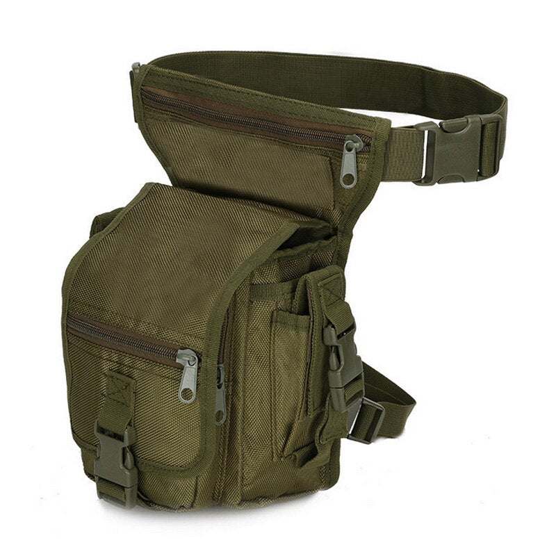 Nylon Tactical Gear Thigh Drop Leg Bag Men Outdoor Hunting Molle Bag Multipurpose Utility Bag