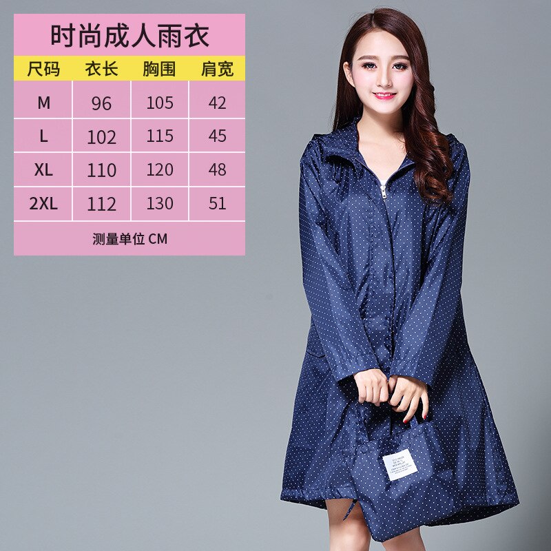 Long Raincoat Women Waterproof Windproof Hooded Light Hiking Coat Ponchos