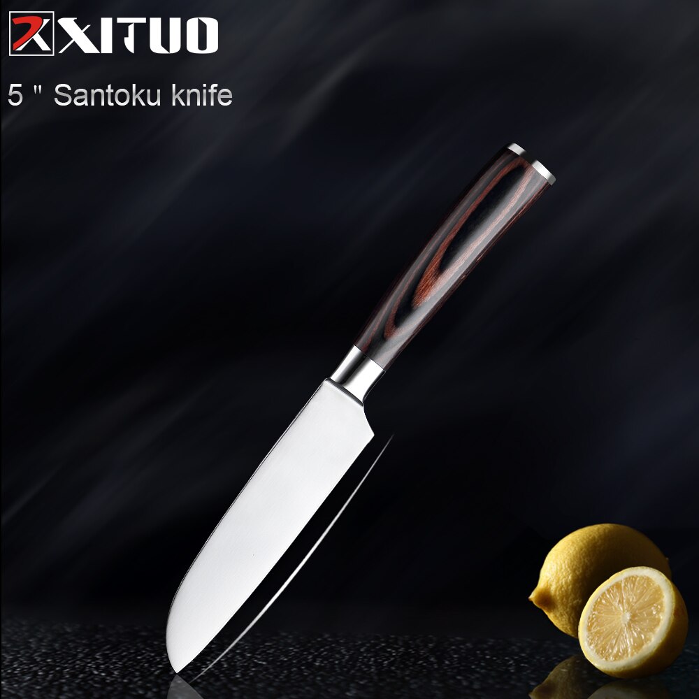 Kitchen knife Chef Knives 1-5PCS Japanese High Carbon Stainless Steel Cleaver Vegetable