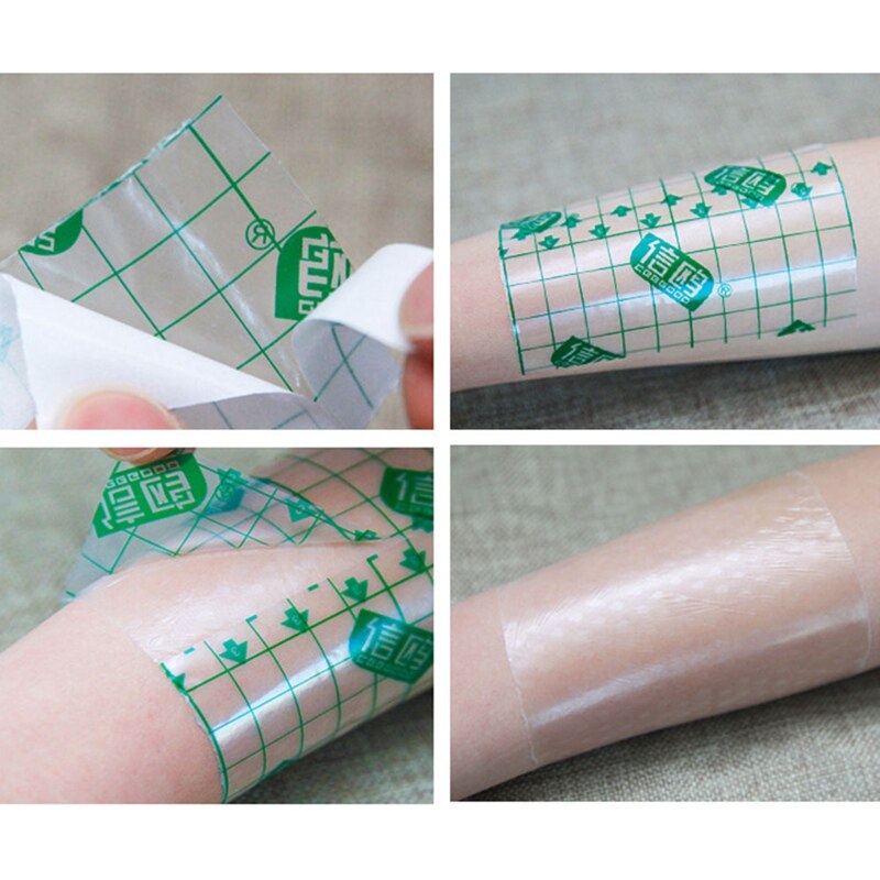 1 Roll Tape Pu Film Adhesive Plaster Waterproof Anti-allergic Medicinal Wound Dressing Fixation