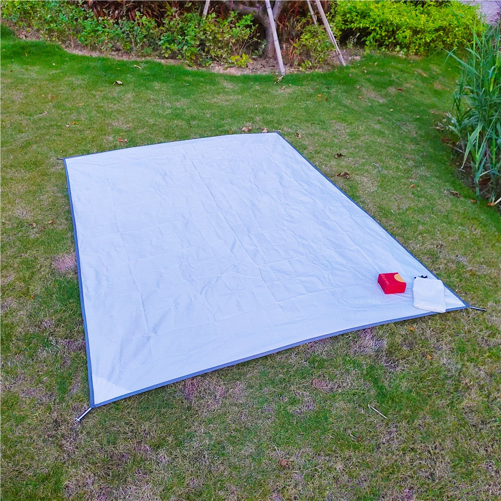 Ultralight Camping Mat Waterproof with Pegs Tent Mattress Outdoor Picnic Blanket Large