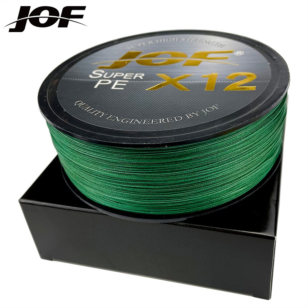 JOF 12 Strands Braided Japan Multifilament Smooth Fishing Line Accessories