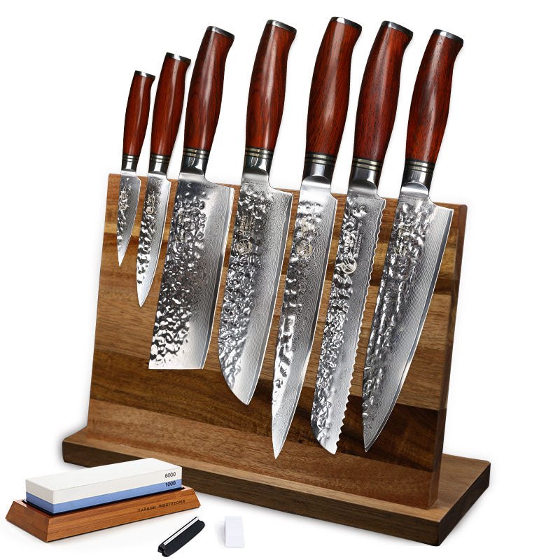 YARENH Professional Chef Knife Set - Japanese Damascus Stainless Steel Knives Sets