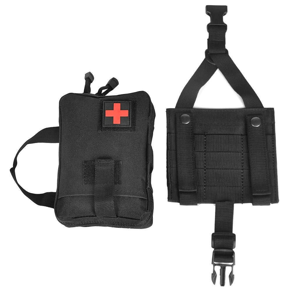 Quick Detach Tactical Molle First Aid Pouch Medical Bag EMT Gear Emergency EDC