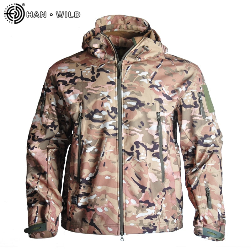 TAD Soft Shell Military Tactical Jacket Safari Men Waterproof Warm Windbreaker US Army