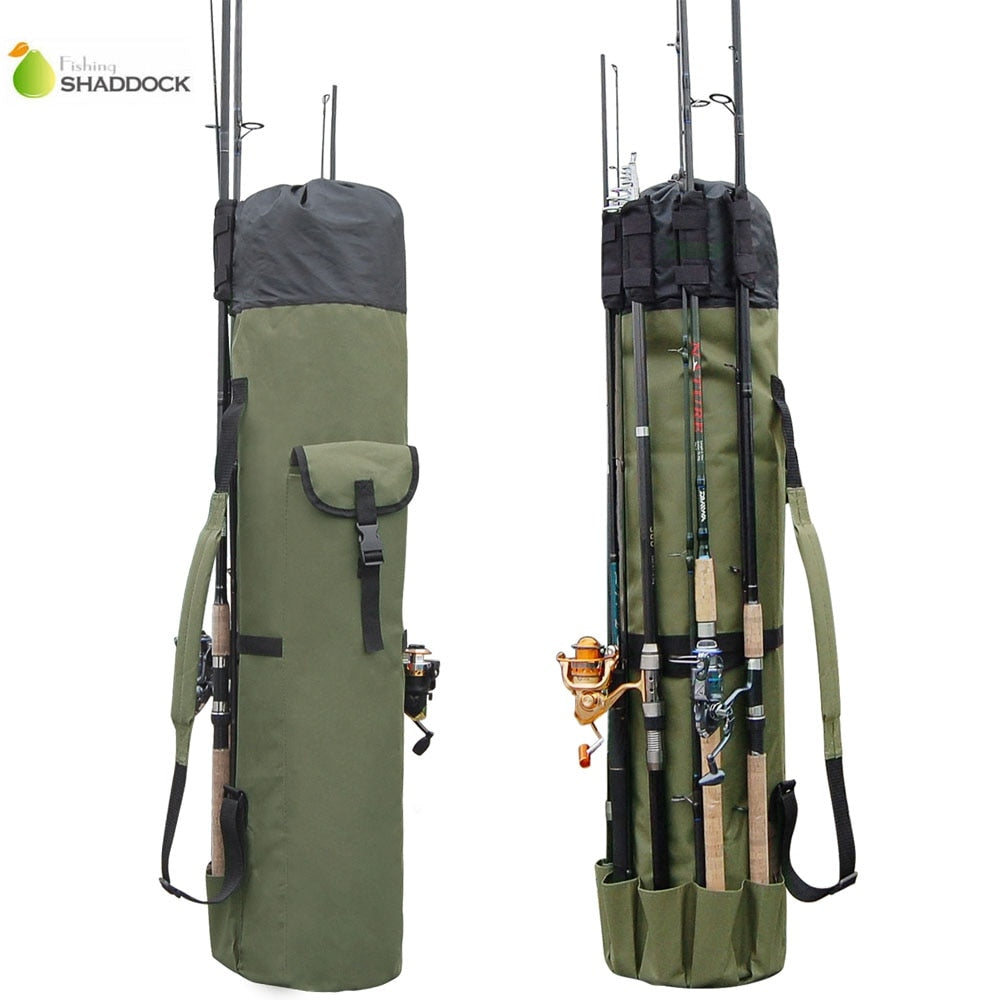 Shaddock Fishing Portable Multifunction Nylon Fishing Bags Fishing Rod Bag Case Fishing