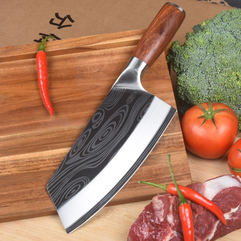 Liang Da Chinese Slicing Knives Super Sharp Blade Vegetable Meat Kitchen Cooking