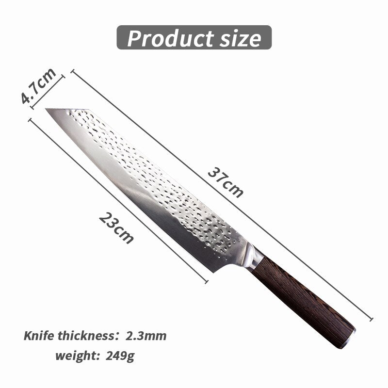 Forged Japanese Chef Knife Stainless Steel Kitchen Cooking Meat Cleaver Vegetable Cutting