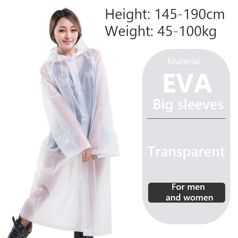 Women Men Impermeable Thickened Waterproof Raincoat Tourism Outdoor Hiking Rain Poncho