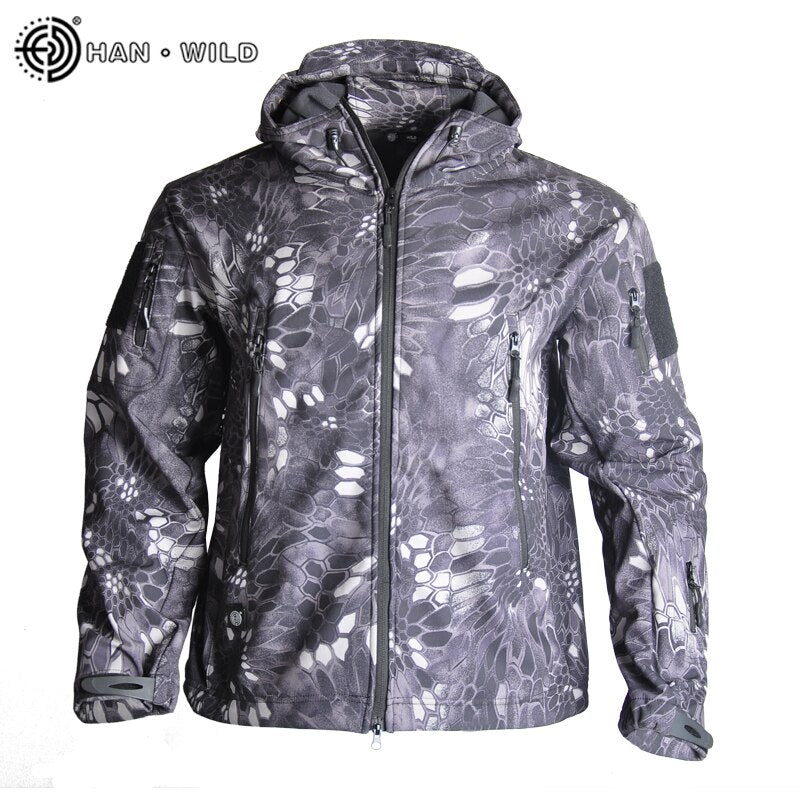 Airsoft Camping Tactical Jackets Hiking Army Hunting Tracksuits Military Waterproof Windbreaker