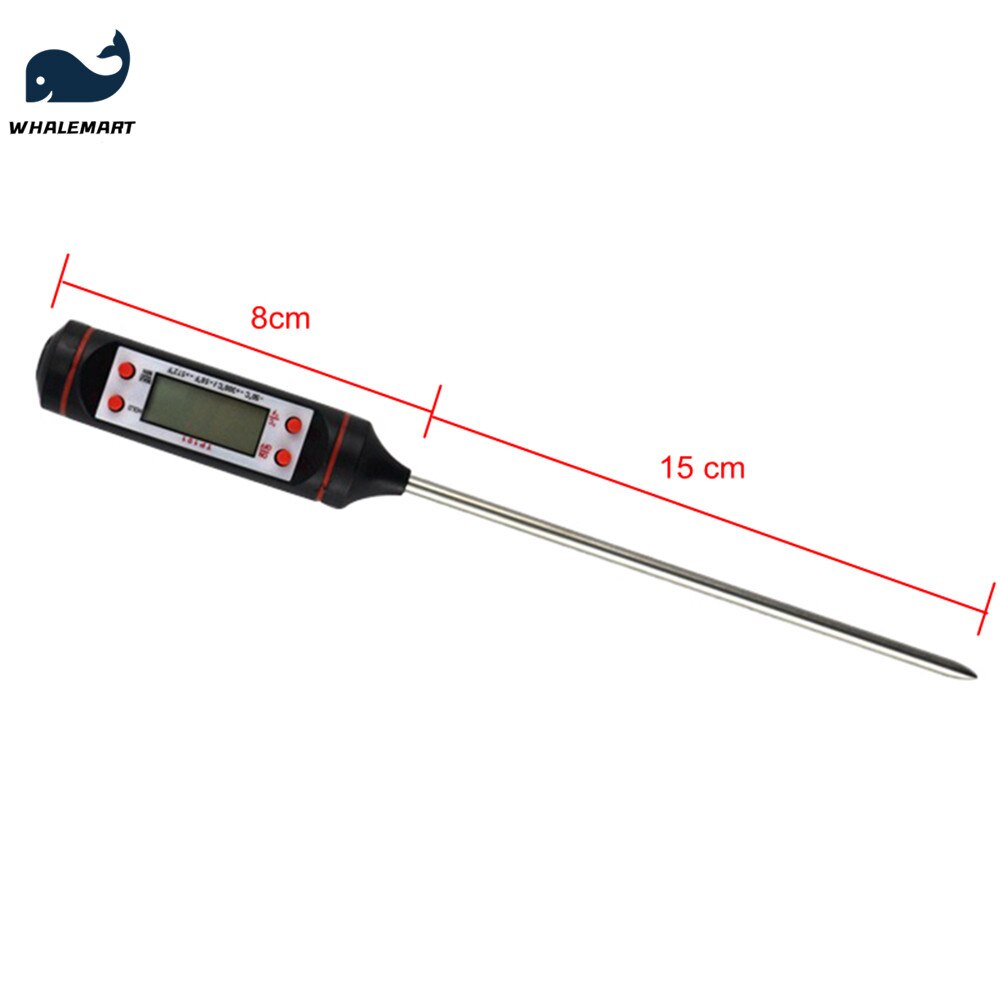 Digital Meat Thermometer Soap Making Tool Cooking Food Kitchen Probe Emulsion Oven Temperature