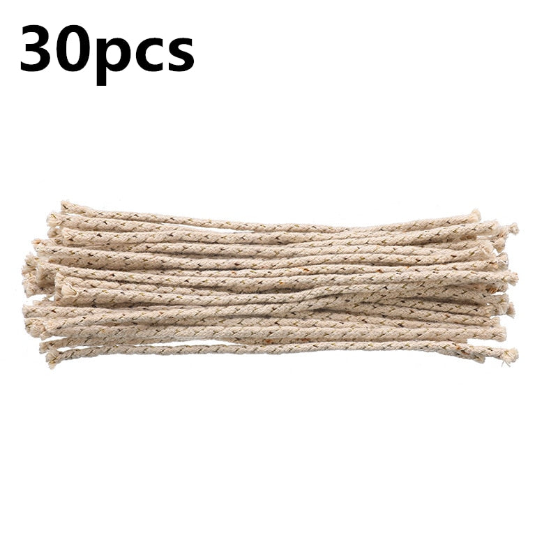 30pcs/Bag Copper Wire Cotton Core Wicks  Replacement For Zippo Petrol Lighter Fire