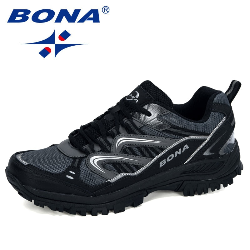 BONA New Designers Popular Sneakers Hiking Shoes Men Outdoor Trekking Shoes Man