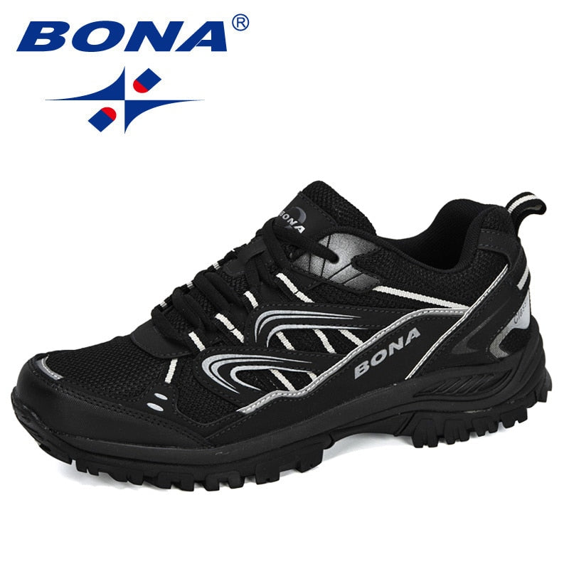 BONA New Designers Popular Sneakers Hiking Shoes Men Outdoor Trekking Shoes Man