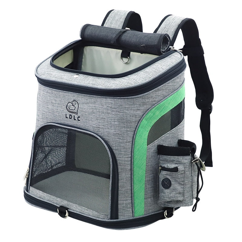 Travel Bag Pet Sports Backpack Portable Collapsible Breathable Cattery Pet