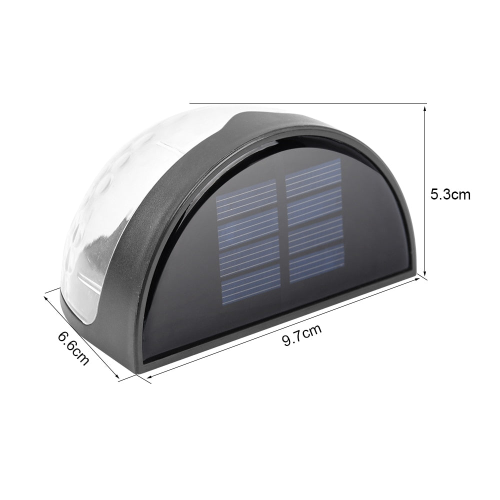 LED Solar Light Outdoor Lamp  Wall Light Waterproof Powered Sunlight for Garden Decoration