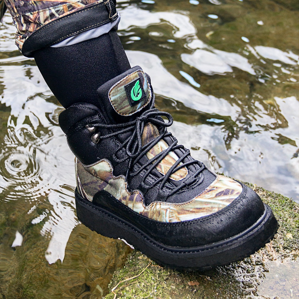 Men's Breathable Outdoor Wading boots,  Quick-dry and Non-slip Fishing Shoes ,Hiking and Hunting