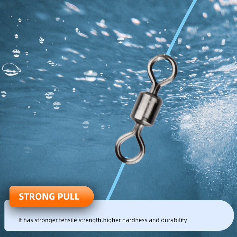 MEREDITH Fishing Accessories/Fishing Tools Bearing Swivel Solid Rings Connector Convenient safe