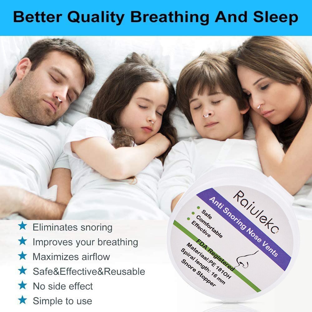 3 Different Sizes Of Medical-Grade Breathe Sleep Aid Nose Clip