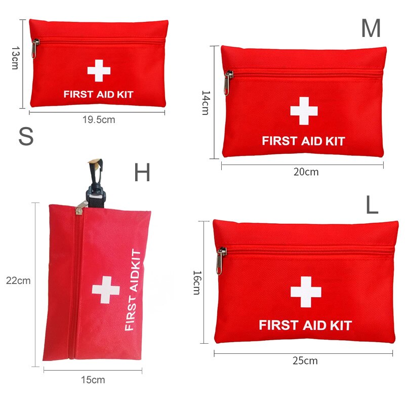 New Portable Waterproof First Aid Kit Bag Emergency Kits Case Only For Outdoor Camp Travel