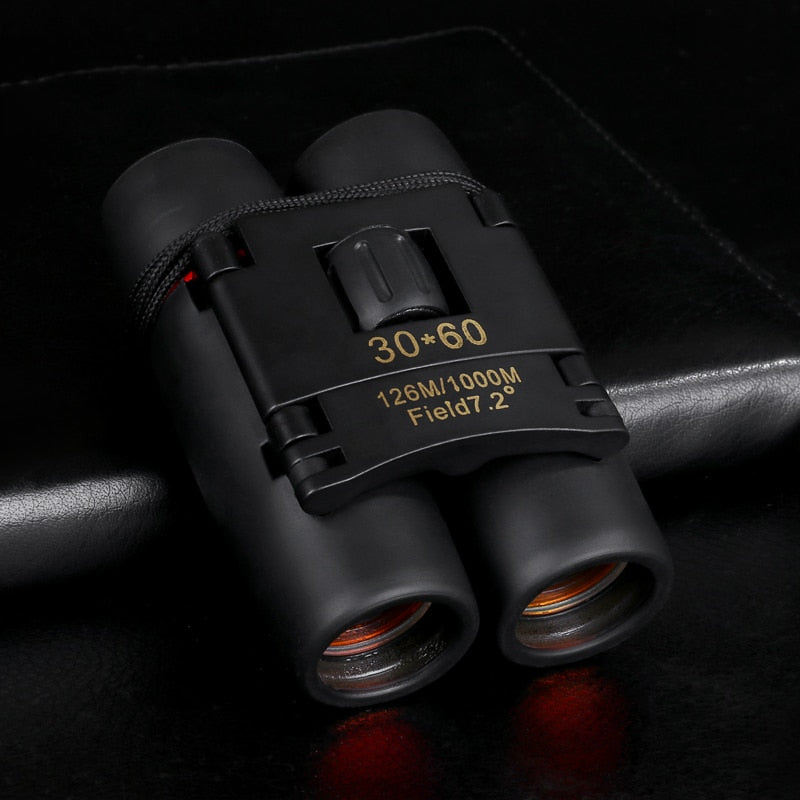 Portable Binoculars Powerful Mini Zoom 30x60 Long Distance Folding Day Night Vision HD