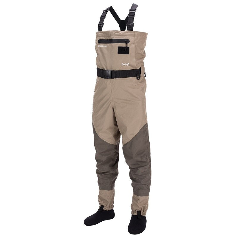 Bassdash Men’s Breathable Lightweight Chest and Waist Convertible Waders for Fishing