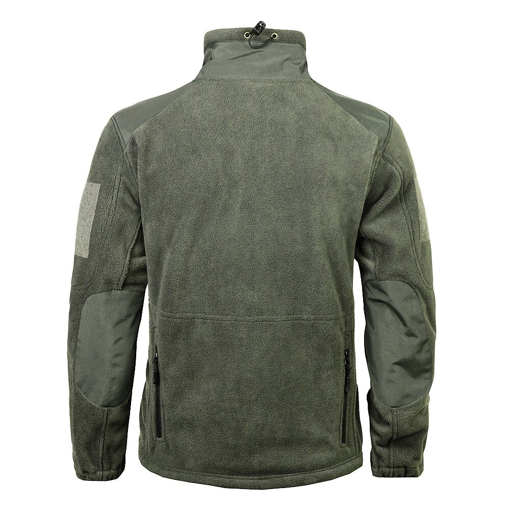 Mens Fleece Jacket Outdoor Riding Climbing Hiking Hunting Camping Outerwear Thermal