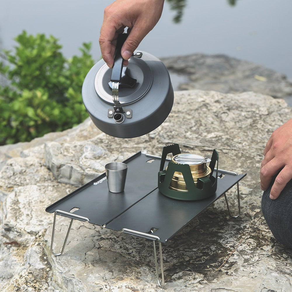 Outdoor Mini Camping Table Ultra Light Aluminum Portable Table Barbecue Coffee Table Ultra Light