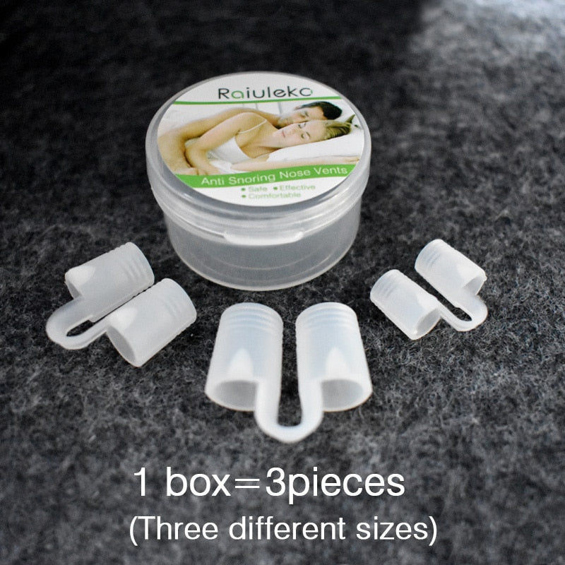 3 Different Sizes Of Medical-Grade Breathe Sleep Aid Nose Clip