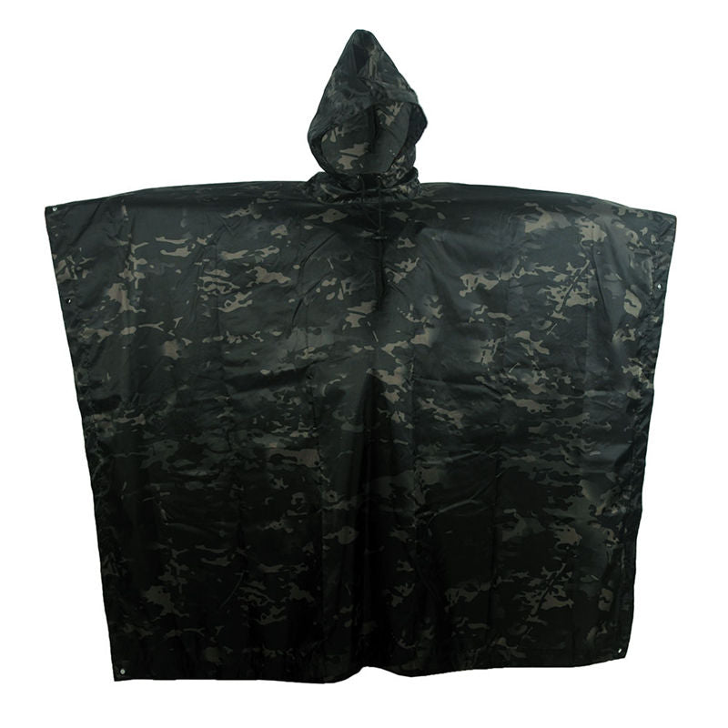 Outdoor Military Breathable Camouflage Poncho Jungle Tactical Raincoat Birdwatching Rain Gear