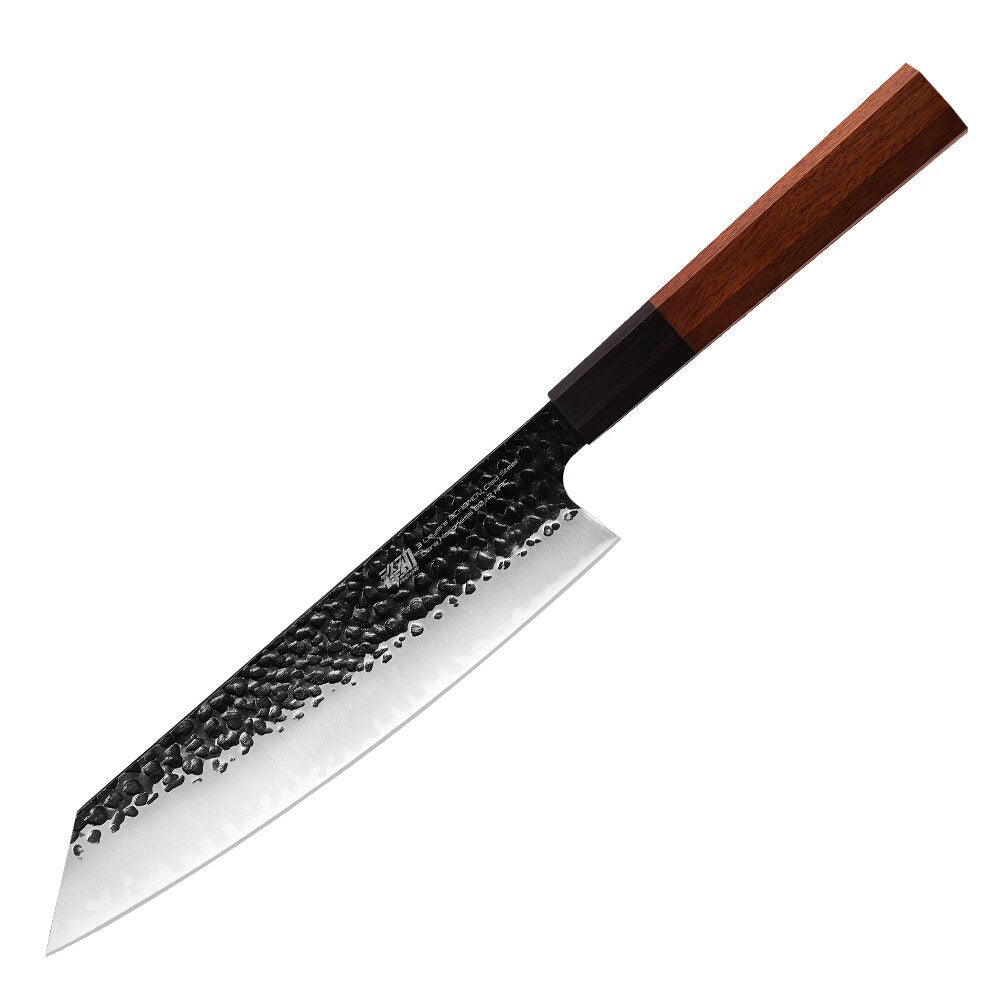 Kiritsuke Knife 3 layer clad steel w/octagon handle Gyuto Knives kitchen chef pro tools sharp