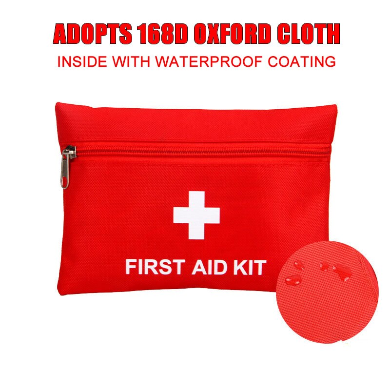 New Portable Waterproof First Aid Kit Bag Emergency Kits Case Only For Outdoor Camp Travel