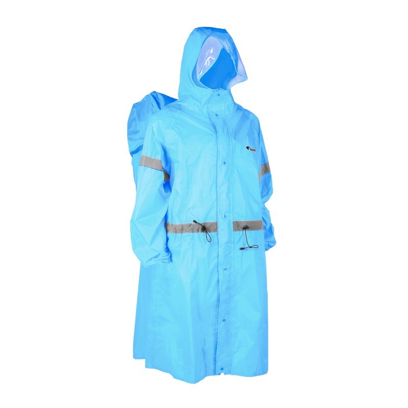 Bluefield Unisex Reflective Outdoor Backpack Raincoat Rain Cover One-piece Rain