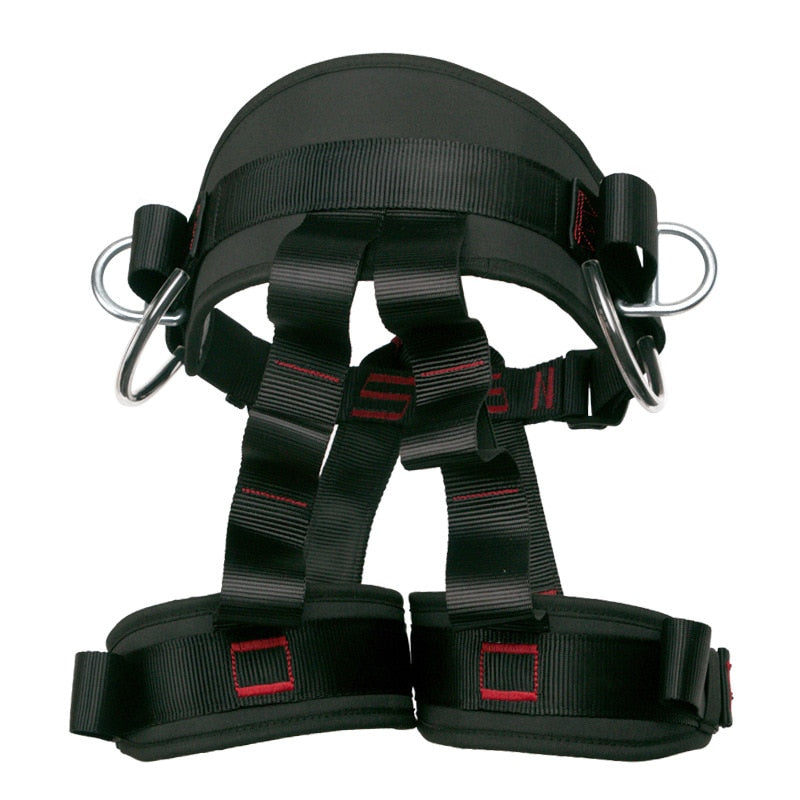 Camping Safety Belt 25KN Outdoor Rock Climbing Outdoor Expand Training Half Body Harness Protective