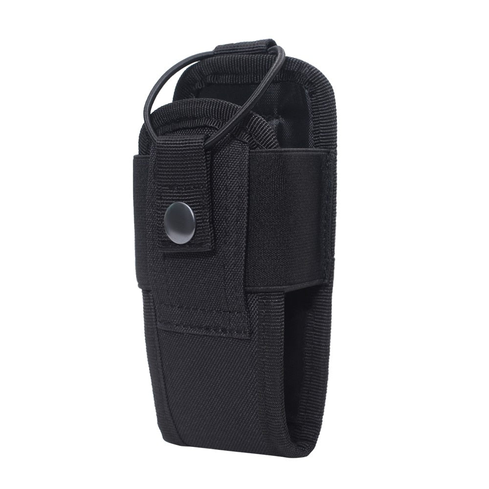 1000D Tactical Molle Radio Walkie Talkie Pouch Waist Bag Holder Pocket Portable Interphone