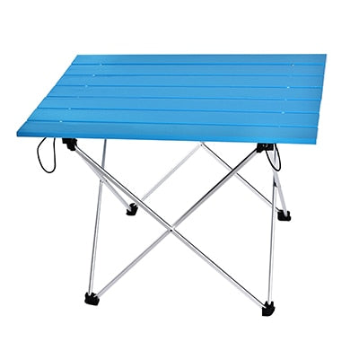 Aluminum Alloy Portable Table Outdoor Furniture Foldable Folding Camping Hiking Desk