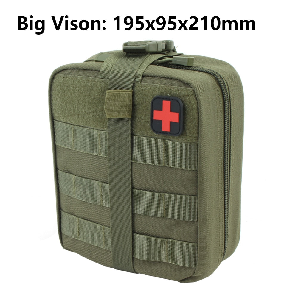 TACTIFANS First Aid Pouch Patch Bag Molle Hook and Loop Amphibious Tactical Medical