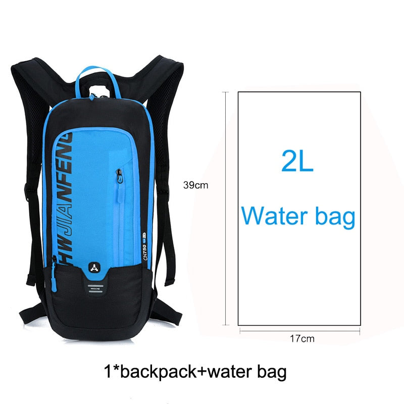 Bicycle Bag Waterproof Bike Backpack Nylon Cycling Hiking Camping Hydration Backpack