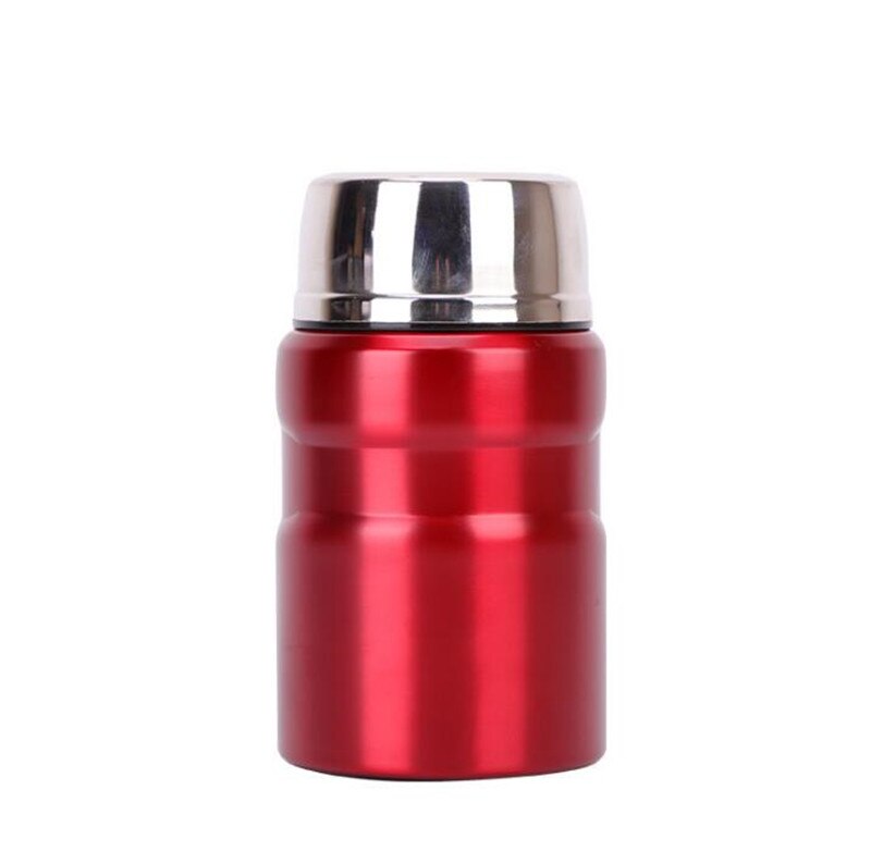 600/800ML Portable Stainless Steel Food Soup Containers Vacuum Flasks Thermocup