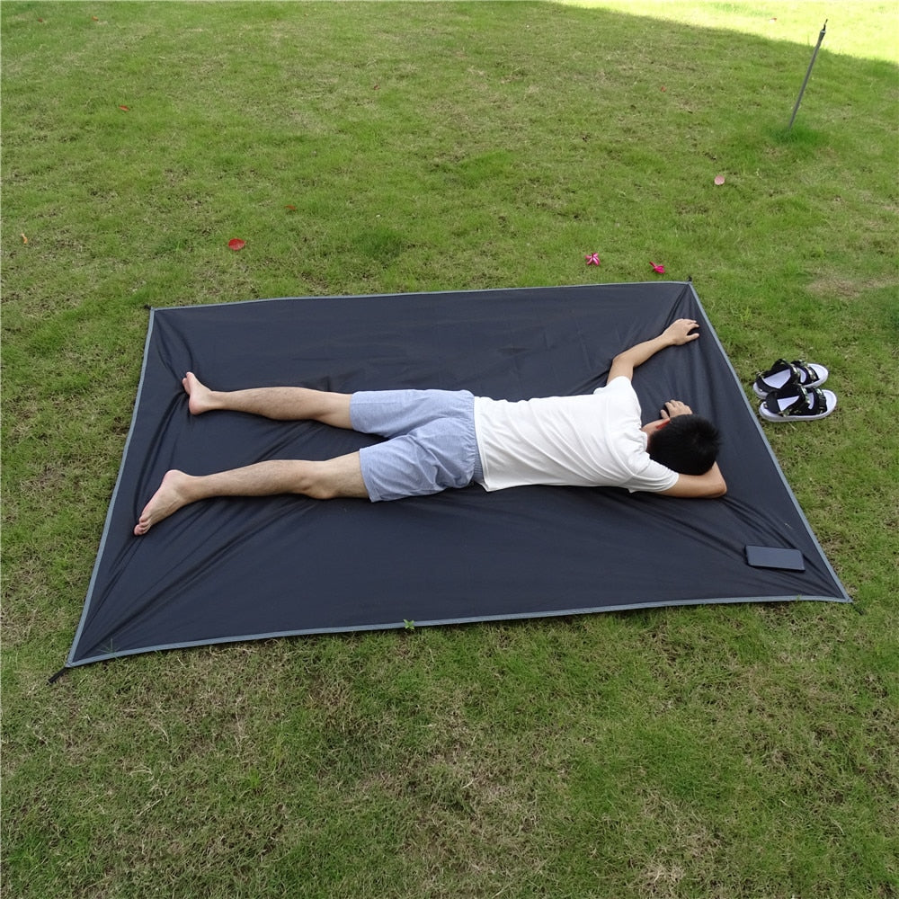 Ultralight Camping Mat Waterproof with Pegs Tent Mattress Outdoor Picnic Blanket Large