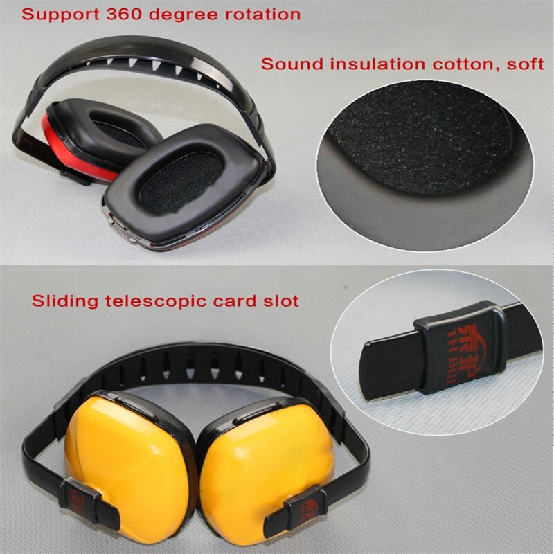 Fashion Shooting Earmuffs Anti Noise Hearing Protector Noise Canceling Headphones Hunting WorK