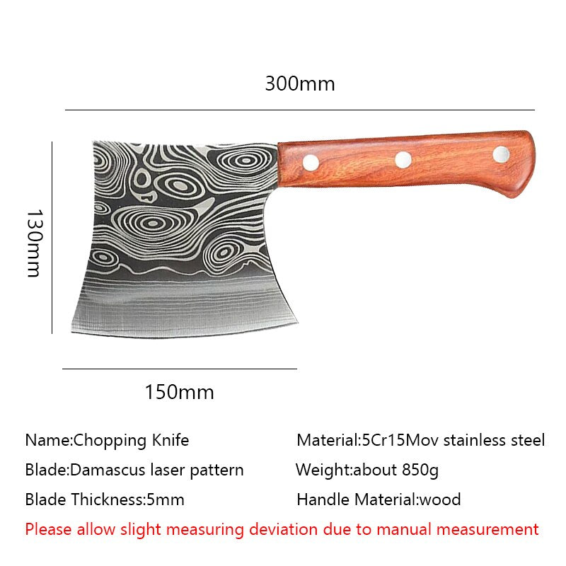 Cleaver Bone Knife Meat Kitchen Chopper Butcher Knife