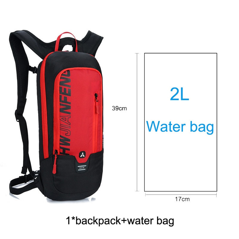 Bicycle Bag Waterproof Bike Backpack Nylon Cycling Hiking Camping Hydration Backpack