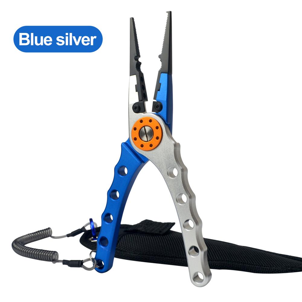 Fishing Pliers Tools Line Cutter Multifunctional Knot Aluminum Alloy Scissors Hook Remover