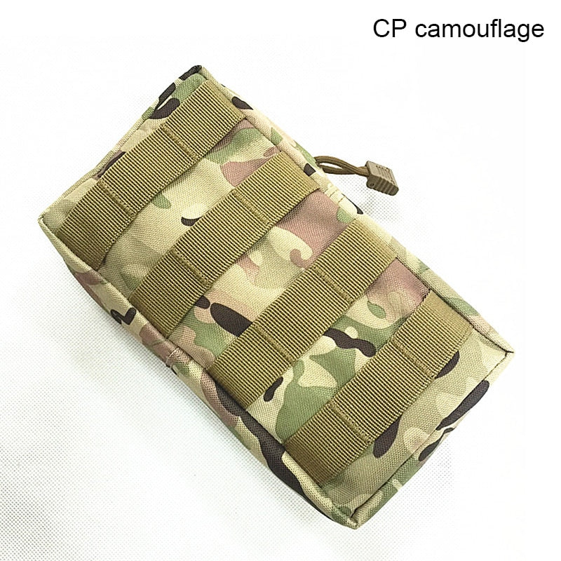 Men Tactical Molle Pouch Nylon Belt Waist Pack Bag Combat Military Vest EDC Gadget Hunting Pouch Camping