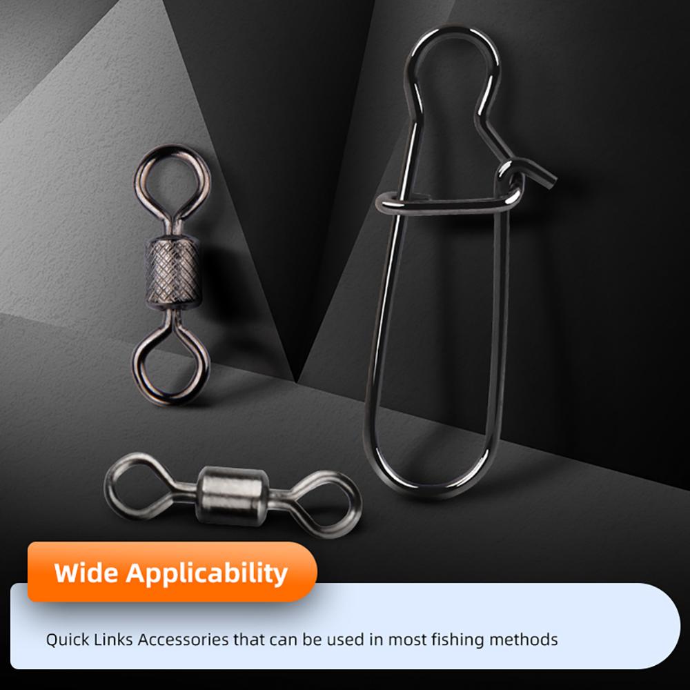 MEREDITH Fishing Accessories/Fishing Tools Bearing Swivel Solid Rings Connector Convenient safe