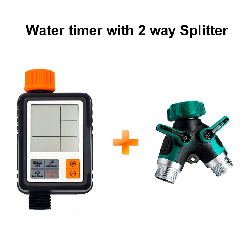 Automatic Irrigation Water Timer Lcd Screen Sprinkler Controller Outdoor Garden Watering