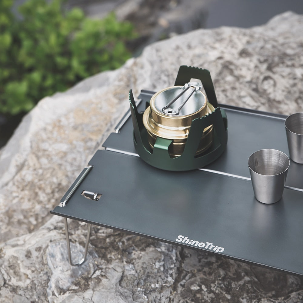 Outdoor Mini Camping Table Ultra Light Aluminum Portable Table Barbecue Coffee Table Ultra Light